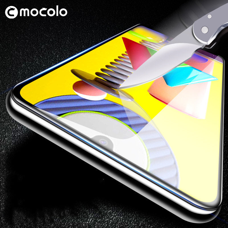 MOCOLO Silk Print HD Tempered Glass Full Glue Full Coverage Screen Film for Samsung Galaxy A20 A30 A50 M30 M30s A30s M31 M21 MOCOLO Silk Print HD Tempered Glass Full Glue Full Coverage Screen Film for Samsung Galaxy A20 A30 A50 M30 M30s A30s M31 M21